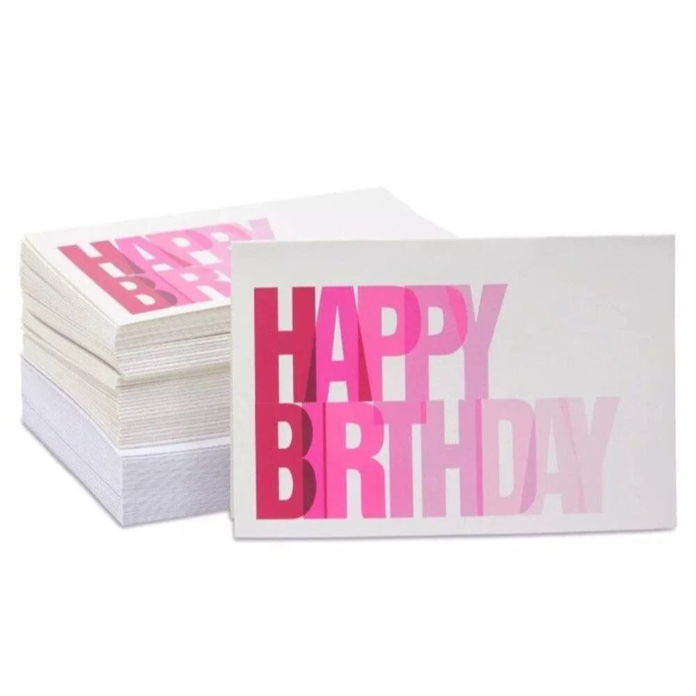 48 Pack 4x6-inch Happy Birthday Cards with Envelopes (6 Colorful Assortment)